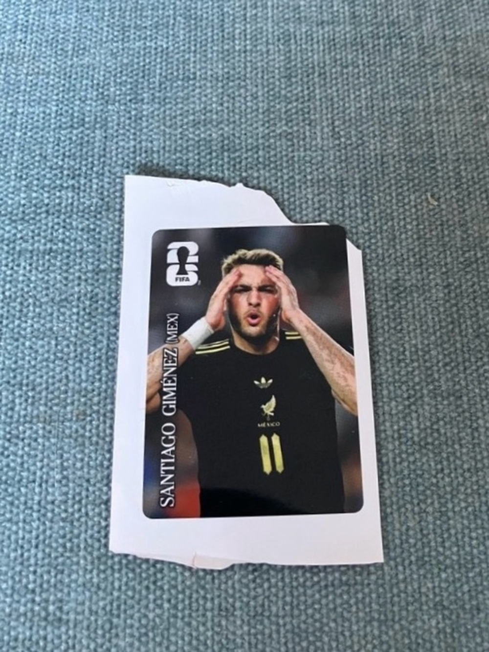 Santiago Gomez (Mex) World Cup Soccer Football Coke Zero Bottle Sticker